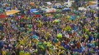 Comemoração da torcida brasileira BRASIL PENTACAMPEÂO [upl. by Airual352]