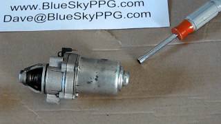 How to repair a PPG starter motor  replace the bendix gear assembly [upl. by Rosemari]