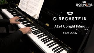 C Bechstein A124 Upright Piano circa 2006 For Sale In The UK  Bonners Piano Centres [upl. by Marl]