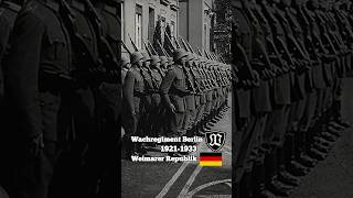 Das Gewehr über Ehrengarde der Weimarer Republik 🦅🇩🇪wachbataillon militär soldaten tradition [upl. by Jed]