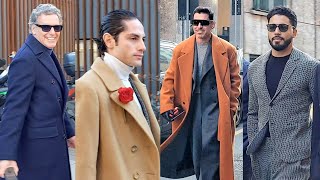 Mens Fashion Trends 2024 FallWinter Street Style Milan FW Menswear [upl. by Roseann]