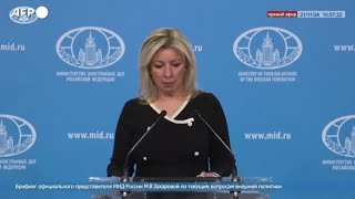 A Zakharova viene detto di non commentare la notizia sul missile balistico [upl. by Airda888]