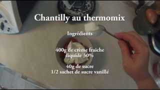 💗 REUSSIR SA CHANTILLY AU THERMOMIX 💗 [upl. by Halland]