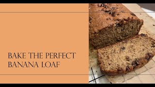 EASY RECIPE  Banana Loaf [upl. by Irod267]