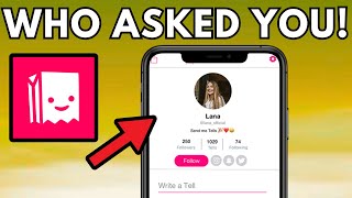 How To Know Who Asked You On Tellonym [upl. by Norean]