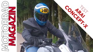 Arai ConceptX  RetroHelm aus den 80ern im Härtetest  Visierwechsel Wangenpolster anpassen [upl. by Ennair707]