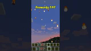 Minecraft But this firework TNT🧨 Worlds Smallest Violin minecraft shorts [upl. by Eatnod]