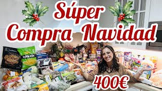 🎄ÚLTIMA COMPRA DEL AÑO🎊CASI 400€ MERCADONACARREFOUR lepetitvlogs [upl. by Sirac]