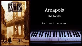 Amapola  Lacalle Morricone version  Piano [upl. by Grimes]