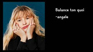 내가 들을라고 만든 balance ton quoi  angele❤ 1hour [upl. by Joane]