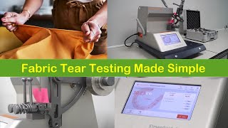 Mastering Fabric Tear Strength The Ultimate Guide to Tear Strength Testing [upl. by Rabin]