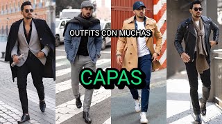 Cómo Vestir con Capas Outfits diferentes y cools para Hombre [upl. by Rento]