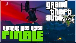 GTA 5 ONLINE  HUMANE LABS RAID HEIST FINALE PILOT POV [upl. by Saval]