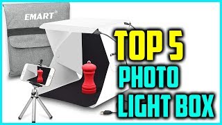 Top 5 Best Photo Light Boxes In 2024 [upl. by Arbrab]