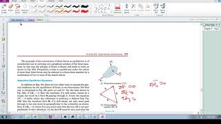 Chap 33  Equilibrium conditions b Two and three force members [upl. by Kahle]