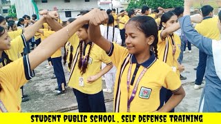 selfdefense class in Student Public School [upl. by Katleen]