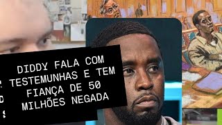 Diddy tem fiança NEGADA depois de comunicação com testemunhas  O Velho Ronald Rios FM [upl. by Abdel]