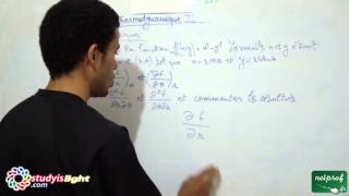 Thermodynamique 1 outils mathématiques Exercice1 part1 [upl. by Schofield898]