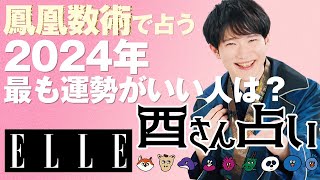 【特別編！2024年全体運ランキング】最も運勢がいい人は？暮れの酉が鳳凰数術で占う｜心のリトリート“酉さん占い“｜ ELLE Japan [upl. by Klehm]