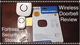 Fortress Security Store Wireless Doorbell Review [upl. by Cire]