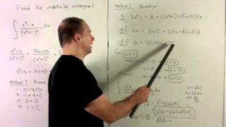 Integration with Partial Fractions 4  Repeated Quadratic Factors [upl. by Ttocs]