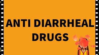 Pharmacology Diarrhea Anti Diarrheal drugsGIT MADE EASY [upl. by Ellerad]