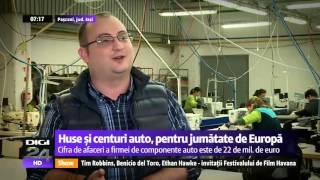 FABRICAT IN ROMANIA Cea mai mare fabrica din Europa de scaune auto este la Pascani [upl. by Gilbart483]