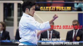 Gakuji Tozaki  Kata OhanDai  World Senior Championships Dubai 2021 [upl. by Mandler]