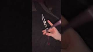 New trainer 😮‍💨 balisong balisongtricks edc butterflyknife knifeskills [upl. by Noitsuj]