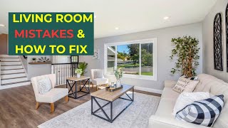 STOP Making These 6 Living Room Mistakes [upl. by Casavant]