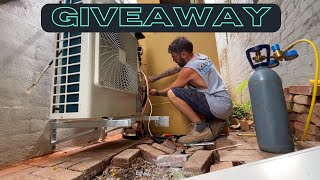 INSTALLING AN R32 DAIKIN DUCTED AIR CONDITIONER [upl. by Minnie741]