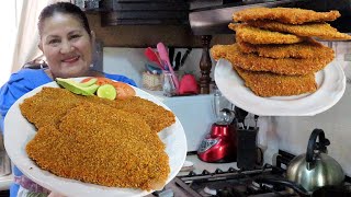 ¡NO BATALLES MAS Encontraste la mejor receta de Milanesa de Res Empanizada [upl. by Hebel]