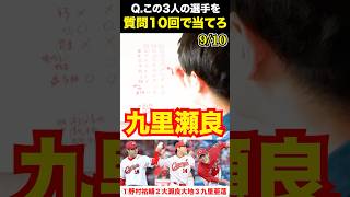 プロ野球アキネーター 野村祐輔 大瀬良大地 九里亜蓮 プロ野球 アキネーター [upl. by Sandler]