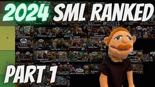 2024 SML Videos Tier List Part 1 [upl. by Irod]