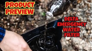 Live Product Preview  Delta Emergency Water Filter [upl. by Schroeder691]