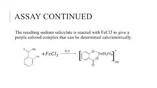 Colorimetric Determination of Aspirin [upl. by Attelrahs70]