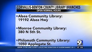 Corvallis Library branches to remain open while main building is closed [upl. by Lehar292]