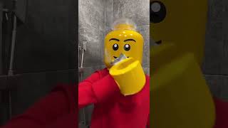 Lego boy takes a shower🚿🙂 [upl. by Ardnak]