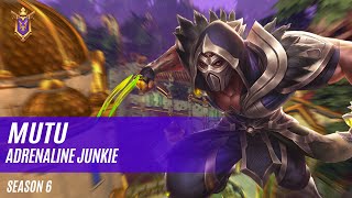 MUTU KOGA PALADINS COMPETITIVE SEASON 6 ADRENALINE JUNKIE [upl. by Ariay654]