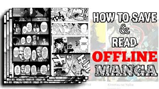 Tagalog How to download offline manga  offline all anime manga free download super easy method [upl. by Yelhak]