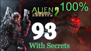 Alien Shooter 2 The Legend  Mission 93 With Secret [upl. by Bright]