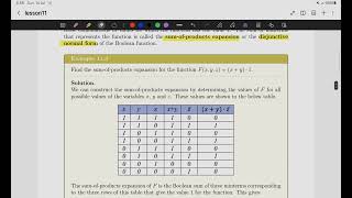 Disjunctive and Conjunctive Normal Forms Part 02 [upl. by Brag]