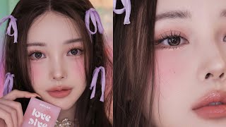 🍫KPOP  KIDOL INSPIRED VALENTINE’S DAY MAKEUP LOOK 로맨틱한 발렌타인 데이 메이크업 룩 💕 [upl. by Lynden]