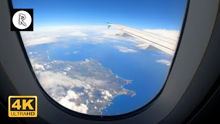 Airplane Cabin Flight Sounds 4K  recorded with GoPro [upl. by Fahey]