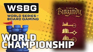 Castles of Burgundy World Championship  World Series of Board Gaming 2024 [upl. by Aneeram177]