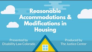 Reasonable Accommodations amp Modifications in Housing [upl. by Avirt360]