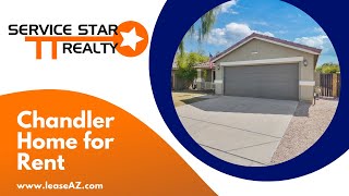 Chandler Homes for Rent 4BR2BA by Chandler Property Management  Service Star Realty [upl. by Soloman916]