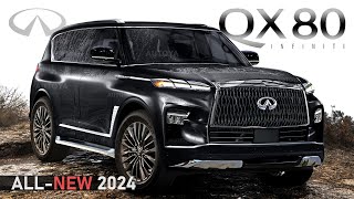 New 2024 Infiniti QX80  FIRST LOOK at Next Generation Flagship SUV Redesign [upl. by Thorne]