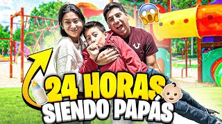 24 HRS SIENDO PAPÁS DE juanchogamer QUIEN LO CUIDA MEJOR  Alan Mejia [upl. by Francie]