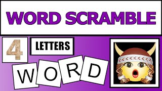 Scrambled Words Games  Jumbled Word Game  Guess the Word Game  Word Scramble  SW Scramble [upl. by Costanzia]